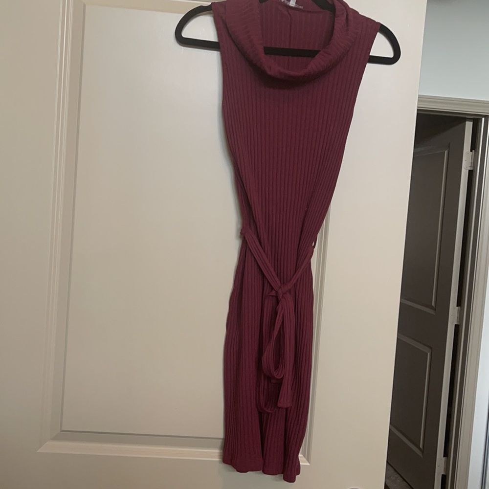 Purple Sweater Dress